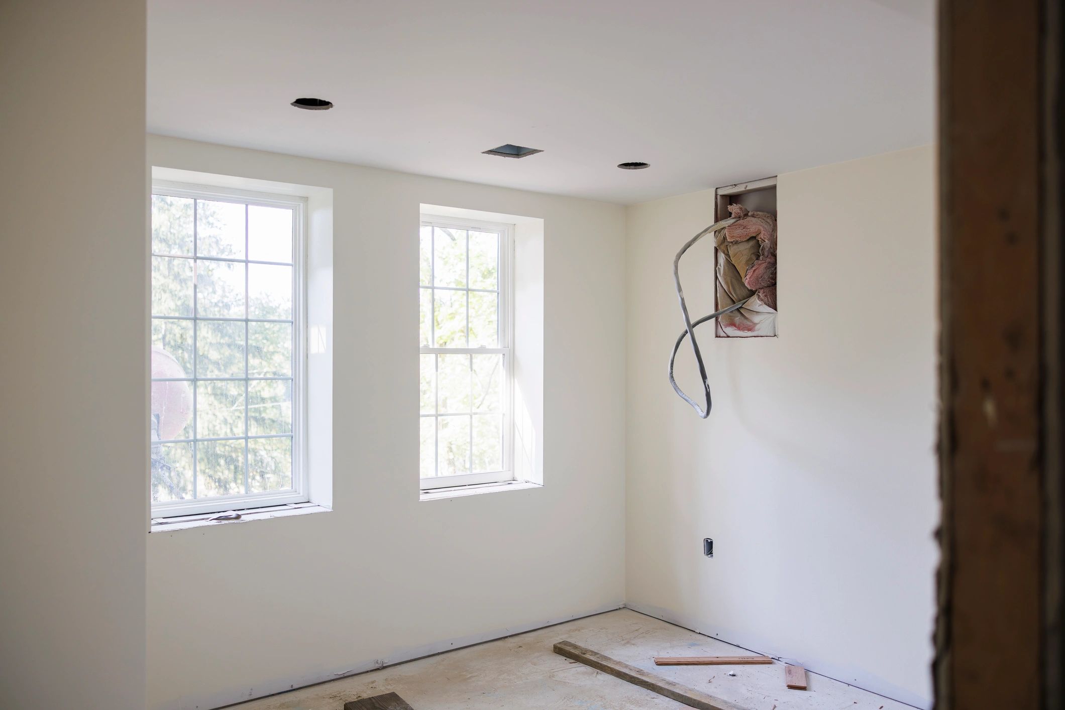 Bright Calgary home renovation in progress